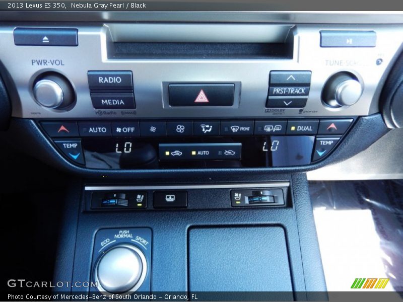 Nebula Gray Pearl / Black 2013 Lexus ES 350