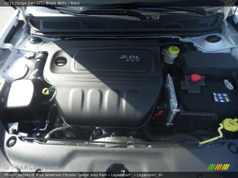 Bright White / Black 2013 Dodge Dart SXT