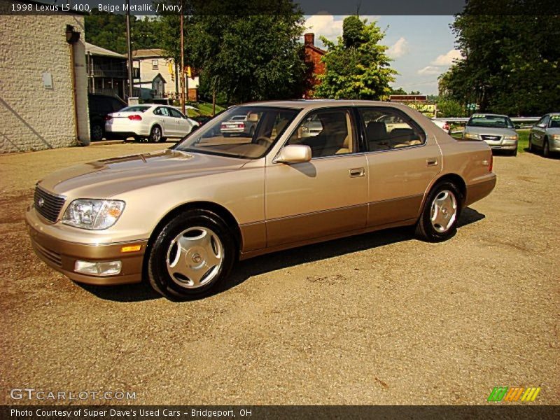 Beige Metallic / Ivory 1998 Lexus LS 400