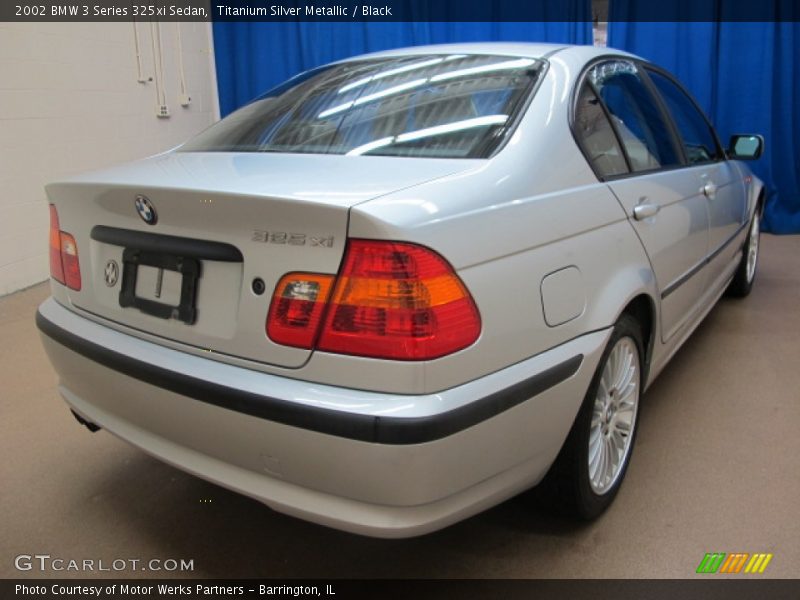 Titanium Silver Metallic / Black 2002 BMW 3 Series 325xi Sedan