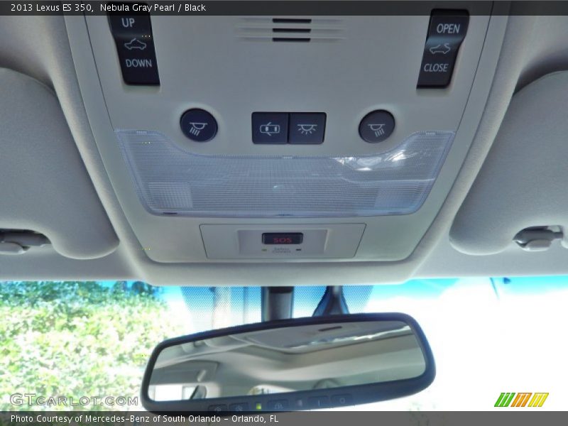Nebula Gray Pearl / Black 2013 Lexus ES 350
