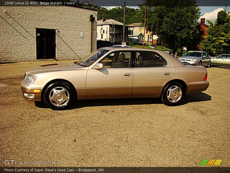 Beige Metallic / Ivory 1998 Lexus LS 400