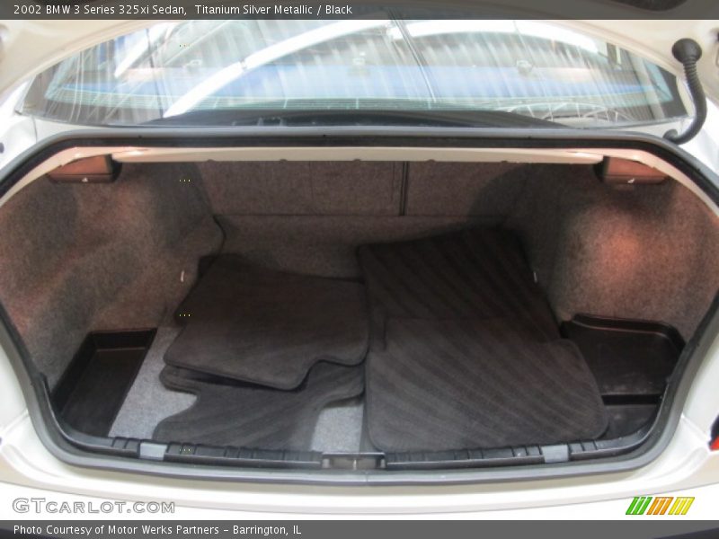 Titanium Silver Metallic / Black 2002 BMW 3 Series 325xi Sedan