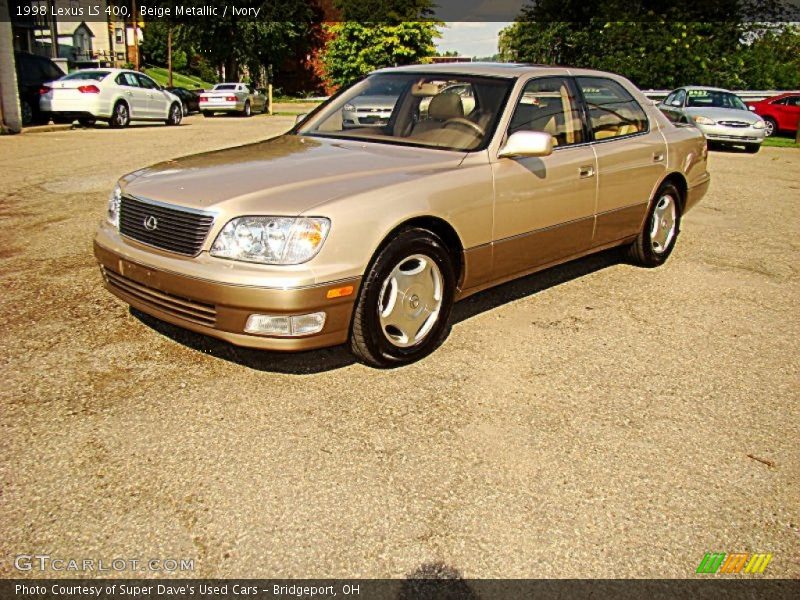 Beige Metallic / Ivory 1998 Lexus LS 400