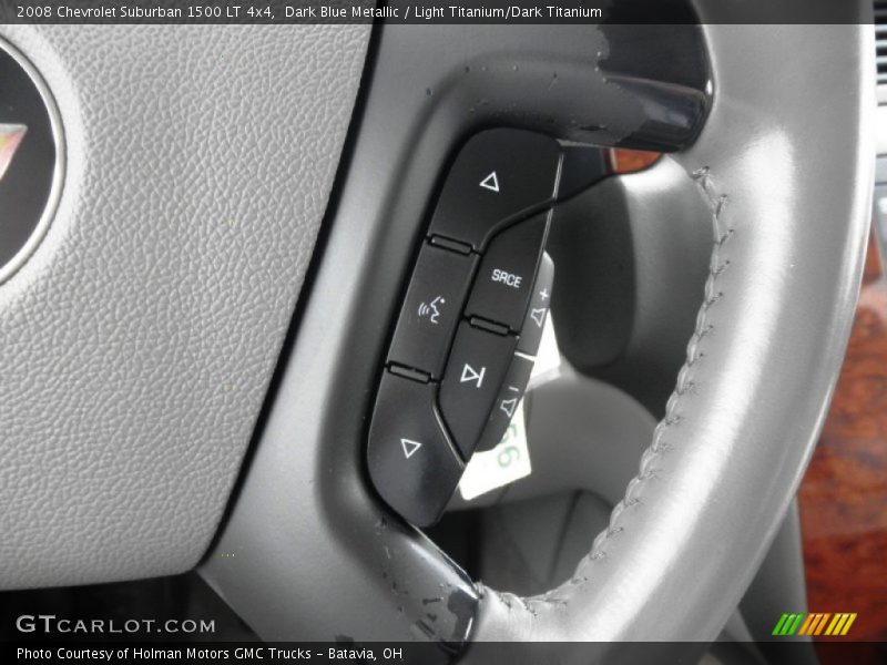 Dark Blue Metallic / Light Titanium/Dark Titanium 2008 Chevrolet Suburban 1500 LT 4x4