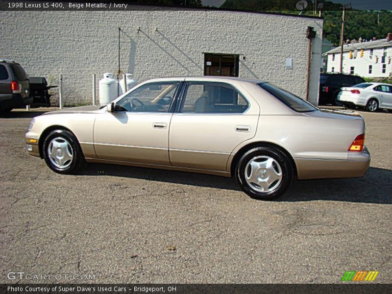 Beige Metallic / Ivory 1998 Lexus LS 400