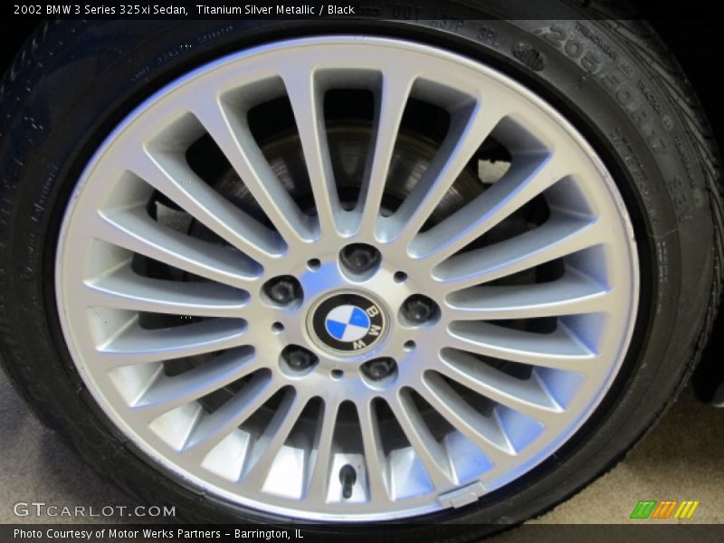 Titanium Silver Metallic / Black 2002 BMW 3 Series 325xi Sedan