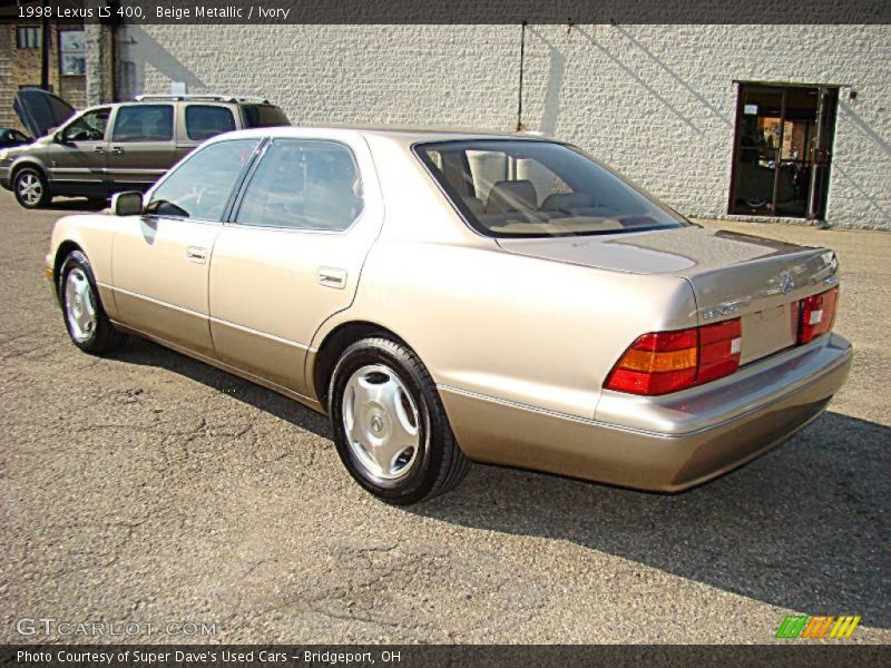 Beige Metallic / Ivory 1998 Lexus LS 400