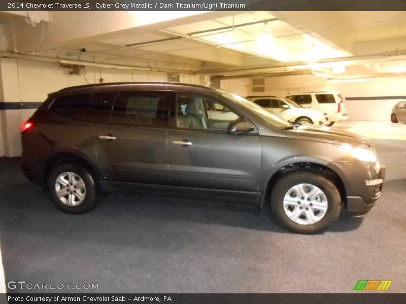 Cyber Grey Metallic / Dark Titanium/Light Titanium 2014 Chevrolet Traverse LS