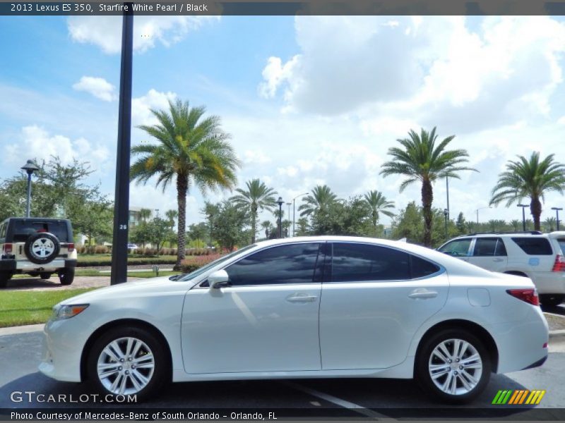 Starfire White Pearl / Black 2013 Lexus ES 350