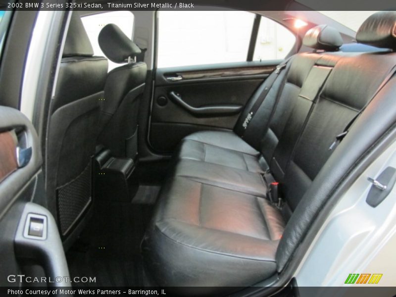 Titanium Silver Metallic / Black 2002 BMW 3 Series 325xi Sedan