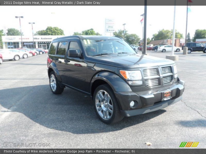 Mineral Gray Metallic / Dark Slate Gray 2011 Dodge Nitro Heat