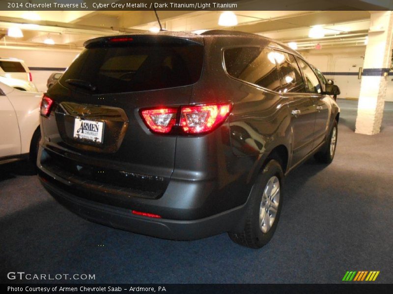 Cyber Grey Metallic / Dark Titanium/Light Titanium 2014 Chevrolet Traverse LS
