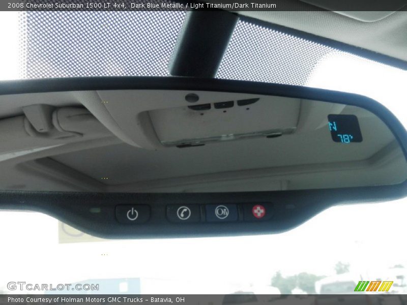 Dark Blue Metallic / Light Titanium/Dark Titanium 2008 Chevrolet Suburban 1500 LT 4x4