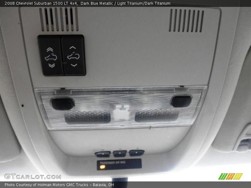 Dark Blue Metallic / Light Titanium/Dark Titanium 2008 Chevrolet Suburban 1500 LT 4x4