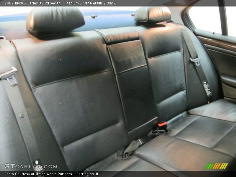 Titanium Silver Metallic / Black 2002 BMW 3 Series 325xi Sedan