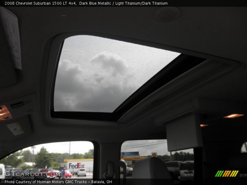 Dark Blue Metallic / Light Titanium/Dark Titanium 2008 Chevrolet Suburban 1500 LT 4x4