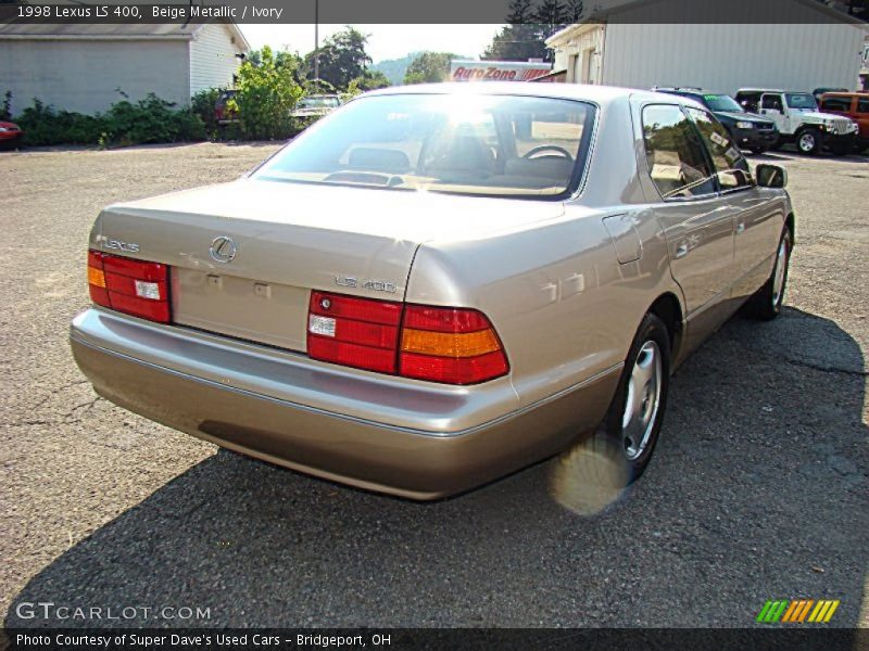 Beige Metallic / Ivory 1998 Lexus LS 400