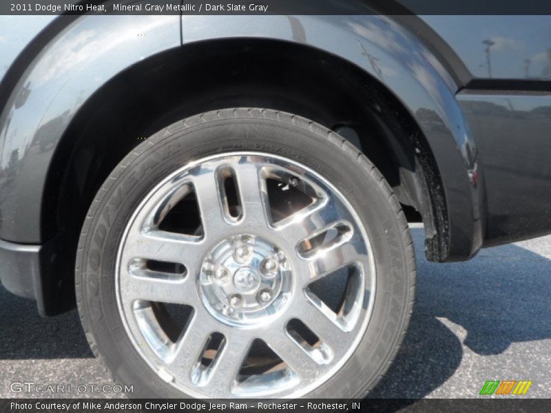 Mineral Gray Metallic / Dark Slate Gray 2011 Dodge Nitro Heat