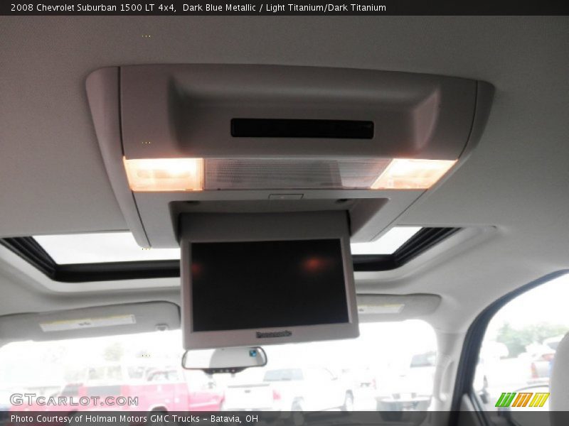 Dark Blue Metallic / Light Titanium/Dark Titanium 2008 Chevrolet Suburban 1500 LT 4x4