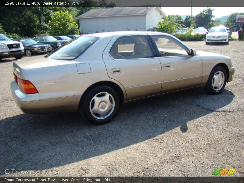 Beige Metallic / Ivory 1998 Lexus LS 400