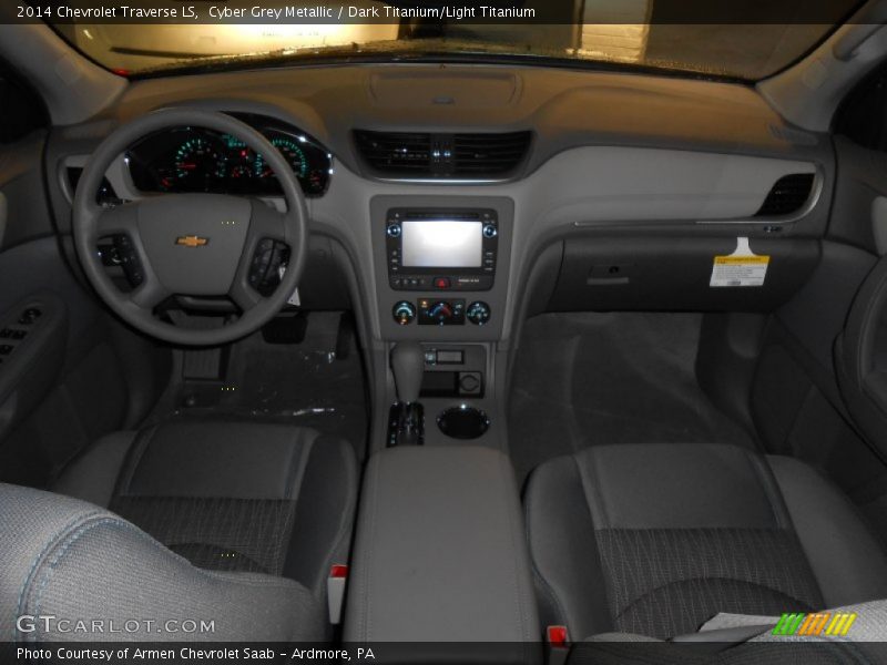 Cyber Grey Metallic / Dark Titanium/Light Titanium 2014 Chevrolet Traverse LS