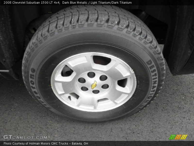 Dark Blue Metallic / Light Titanium/Dark Titanium 2008 Chevrolet Suburban 1500 LT 4x4