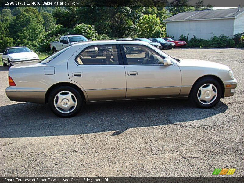 Beige Metallic / Ivory 1998 Lexus LS 400