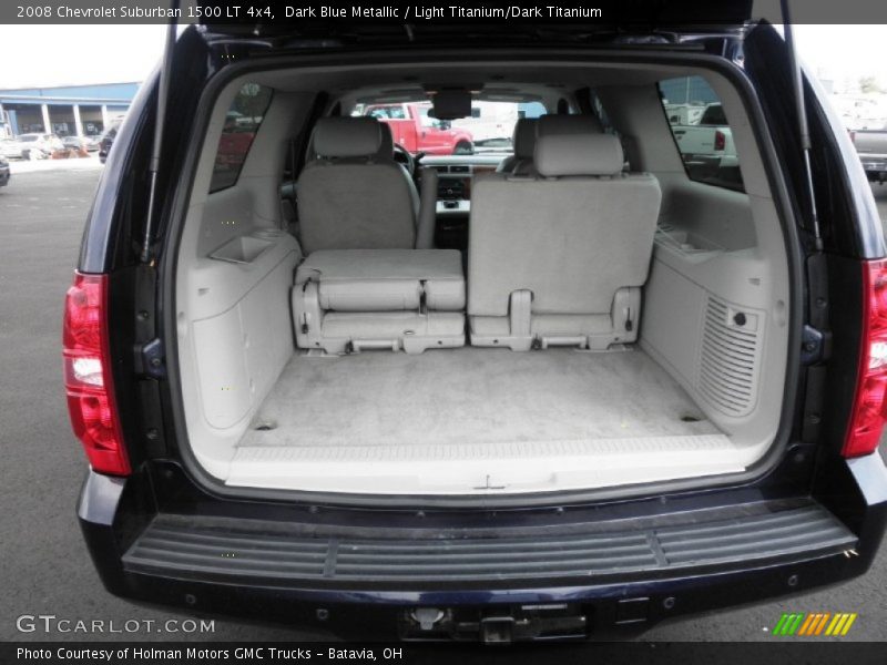 Dark Blue Metallic / Light Titanium/Dark Titanium 2008 Chevrolet Suburban 1500 LT 4x4