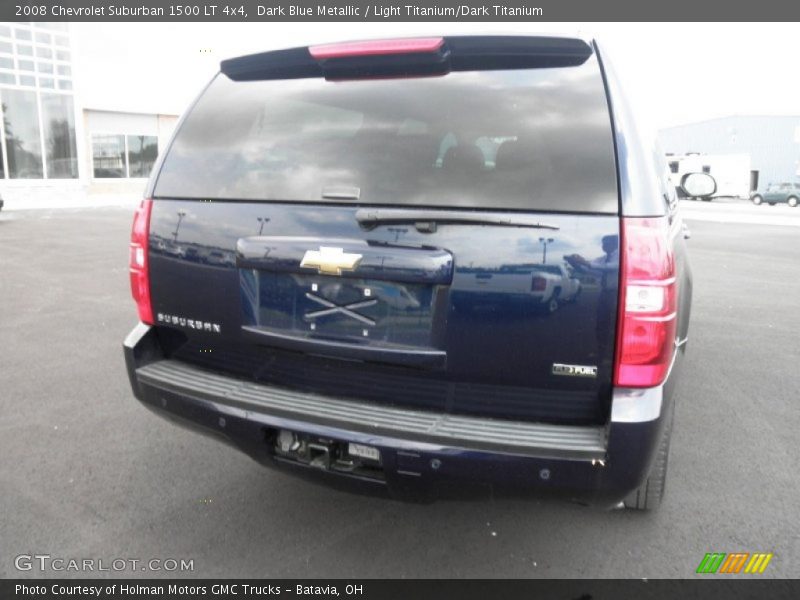 Dark Blue Metallic / Light Titanium/Dark Titanium 2008 Chevrolet Suburban 1500 LT 4x4