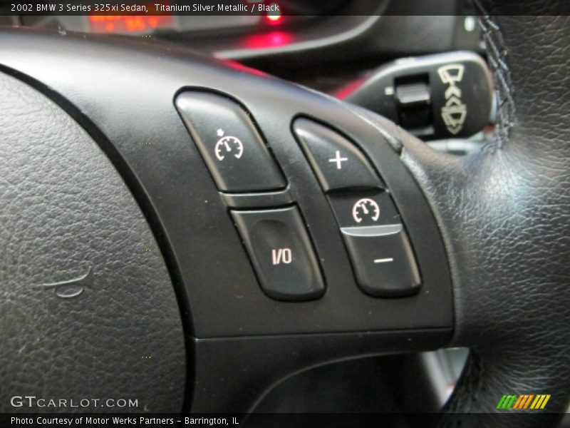 Titanium Silver Metallic / Black 2002 BMW 3 Series 325xi Sedan