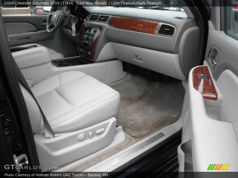 Dark Blue Metallic / Light Titanium/Dark Titanium 2008 Chevrolet Suburban 1500 LT 4x4