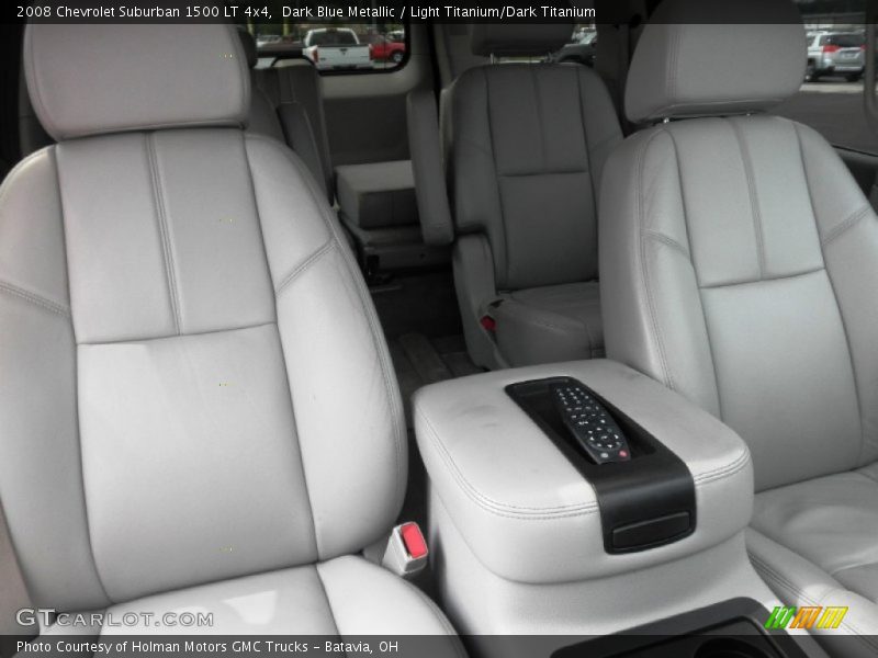 Dark Blue Metallic / Light Titanium/Dark Titanium 2008 Chevrolet Suburban 1500 LT 4x4