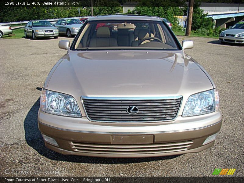Beige Metallic / Ivory 1998 Lexus LS 400