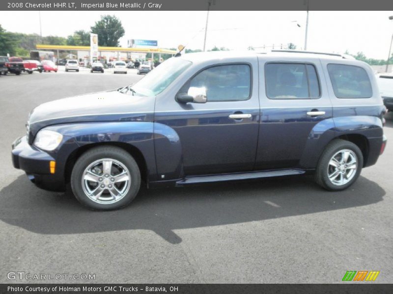 Imperial Blue Metallic / Gray 2008 Chevrolet HHR LT