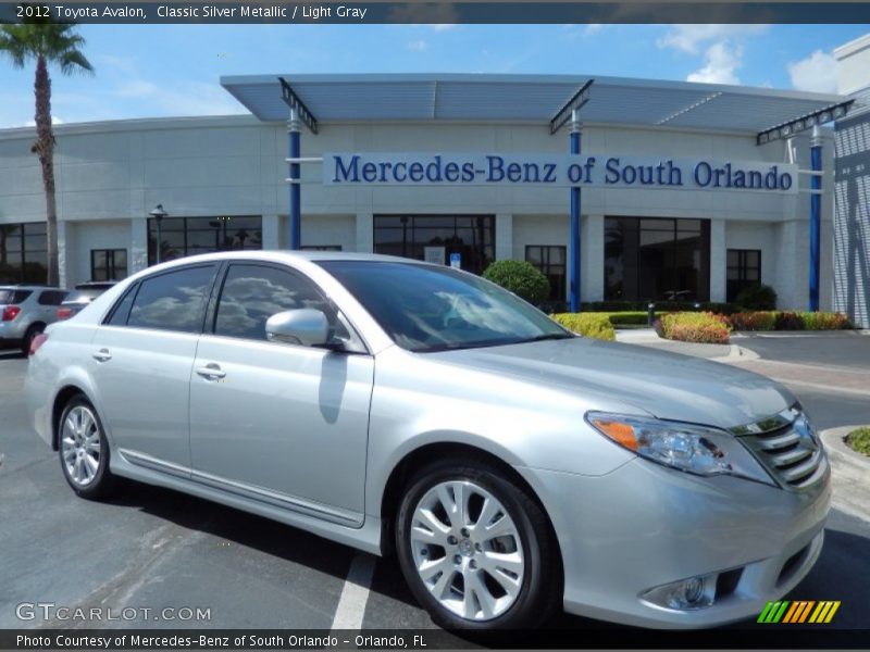 Classic Silver Metallic / Light Gray 2012 Toyota Avalon