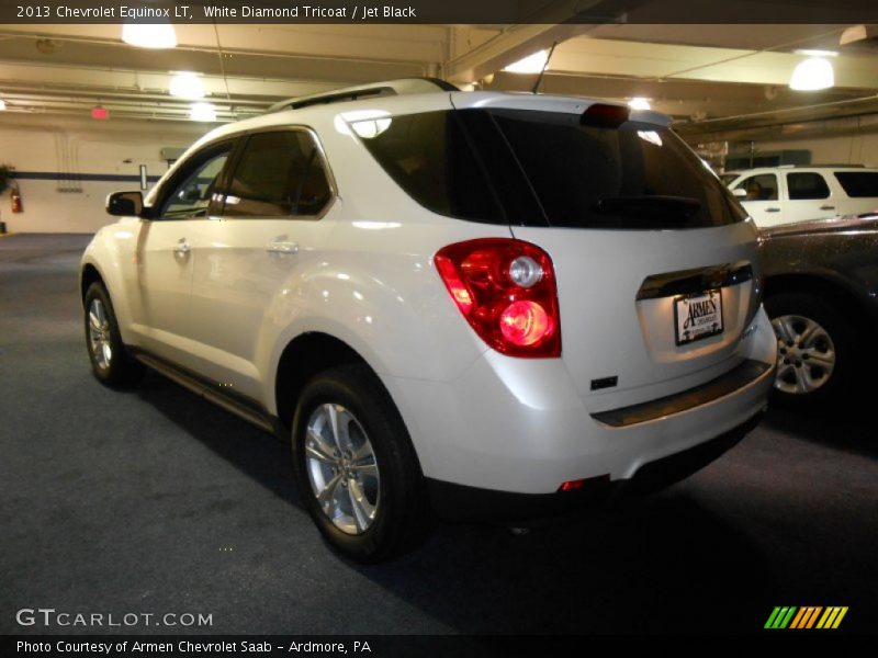 White Diamond Tricoat / Jet Black 2013 Chevrolet Equinox LT