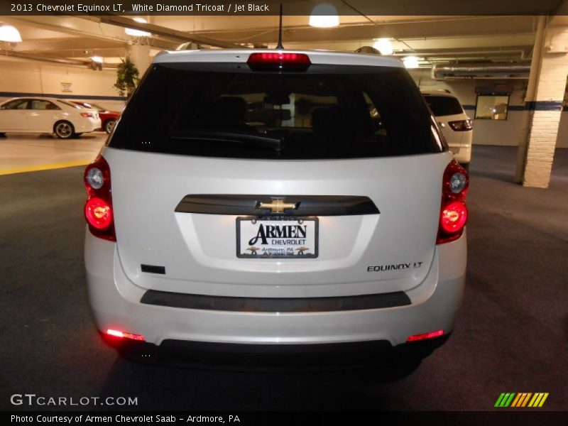 White Diamond Tricoat / Jet Black 2013 Chevrolet Equinox LT