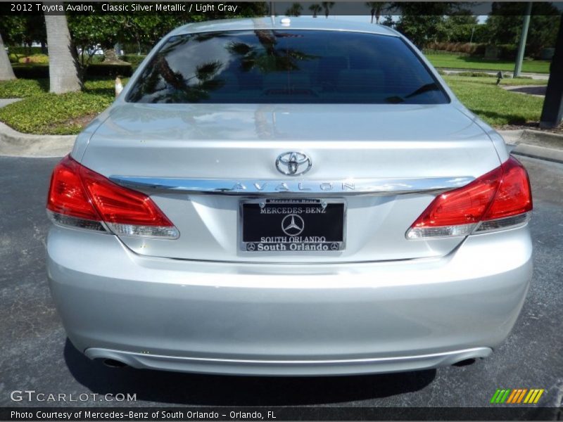 Classic Silver Metallic / Light Gray 2012 Toyota Avalon
