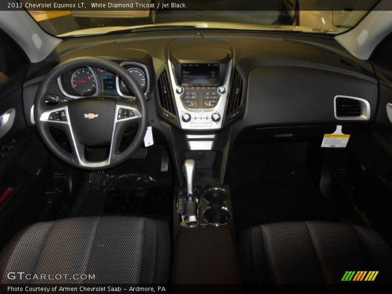 White Diamond Tricoat / Jet Black 2013 Chevrolet Equinox LT