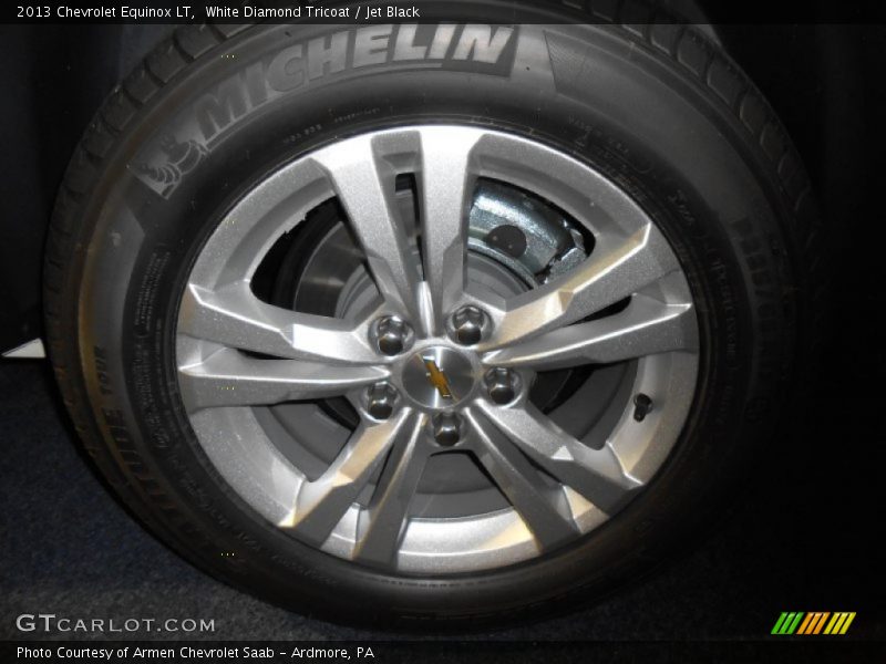 White Diamond Tricoat / Jet Black 2013 Chevrolet Equinox LT
