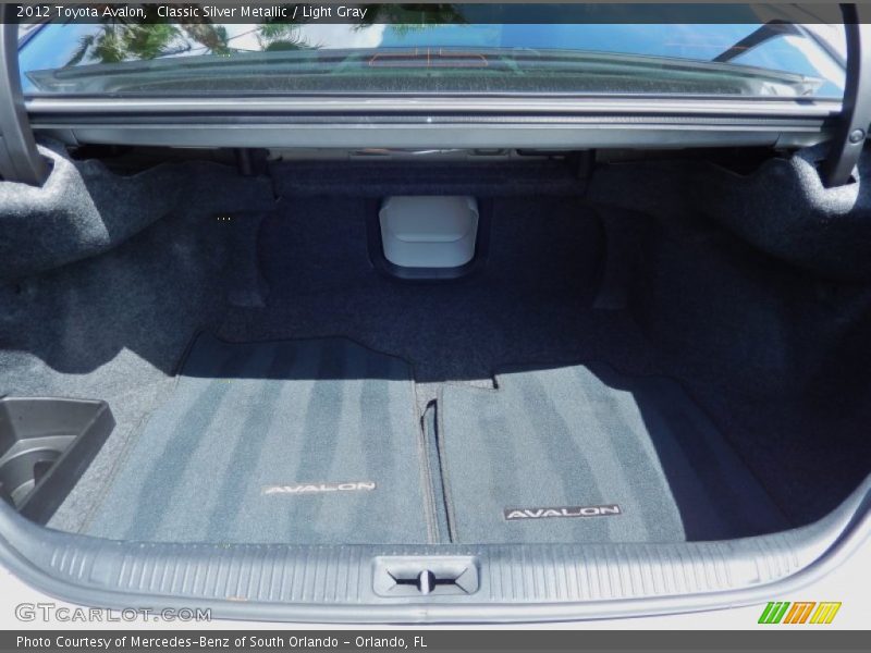 Classic Silver Metallic / Light Gray 2012 Toyota Avalon