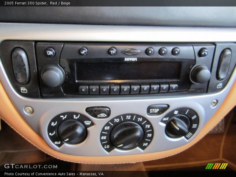 Controls of 2005 360 Spider