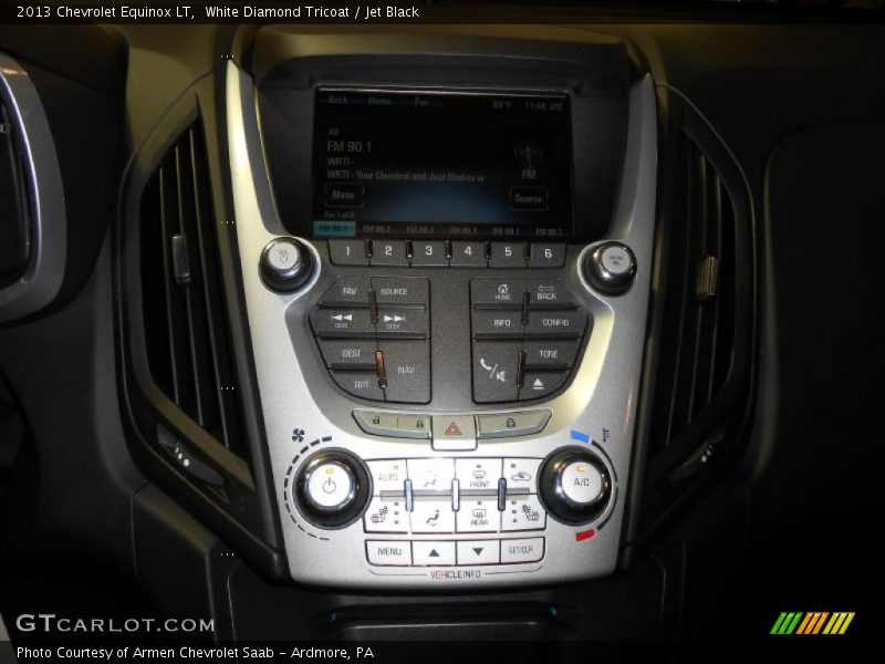 White Diamond Tricoat / Jet Black 2013 Chevrolet Equinox LT