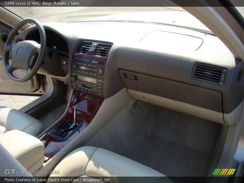 Beige Metallic / Ivory 1998 Lexus LS 400