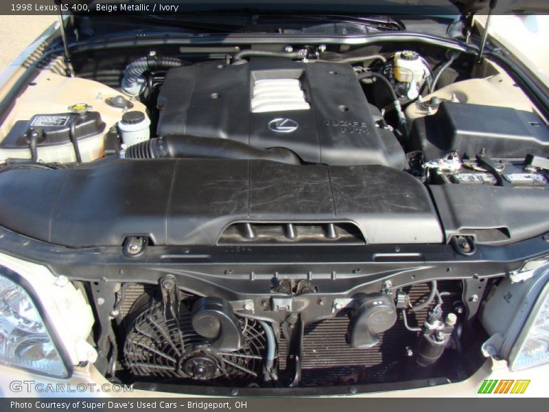 Beige Metallic / Ivory 1998 Lexus LS 400