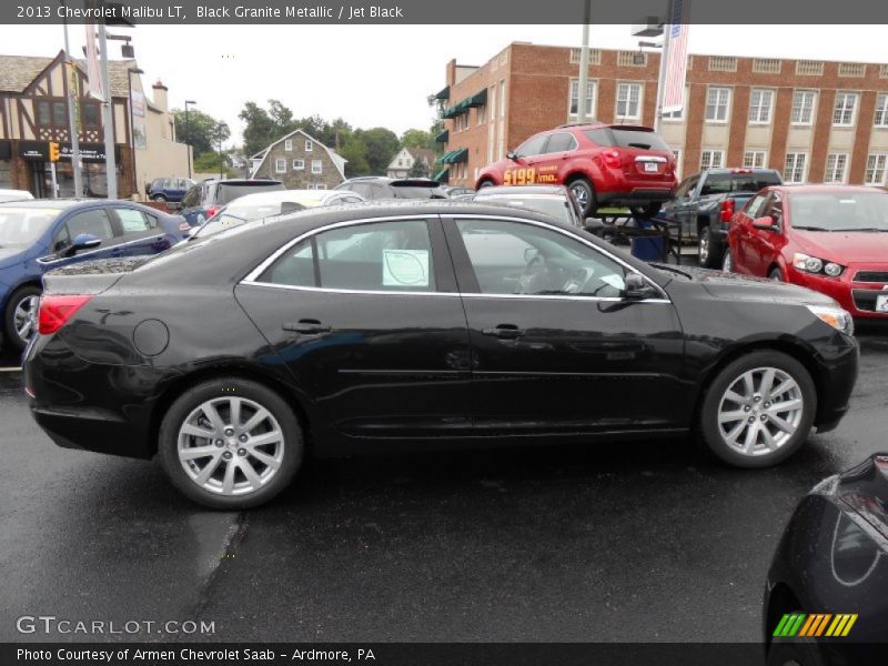 Black Granite Metallic / Jet Black 2013 Chevrolet Malibu LT