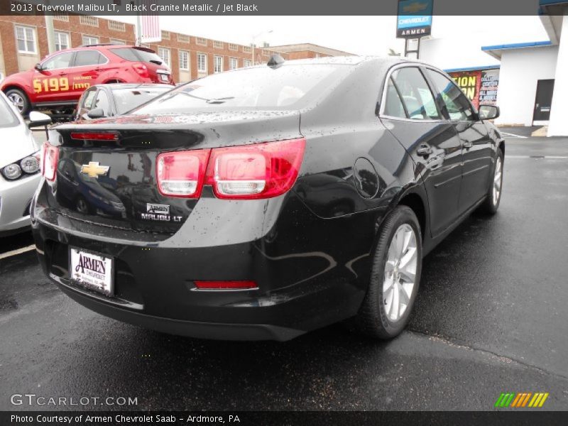 Black Granite Metallic / Jet Black 2013 Chevrolet Malibu LT