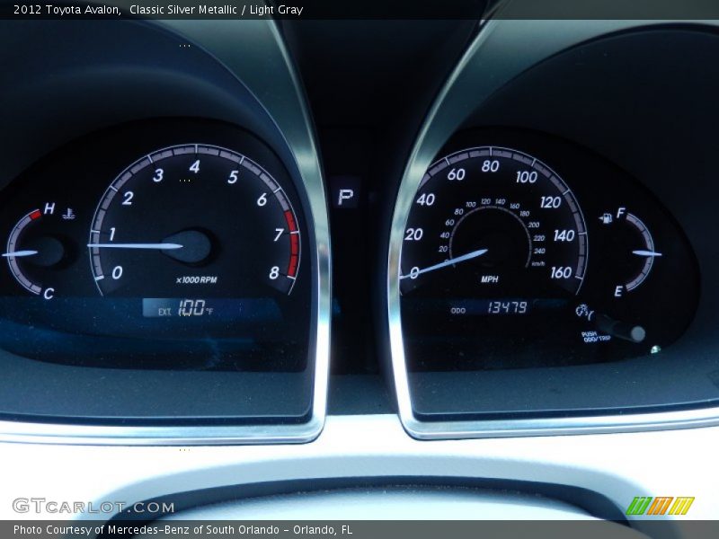 Classic Silver Metallic / Light Gray 2012 Toyota Avalon