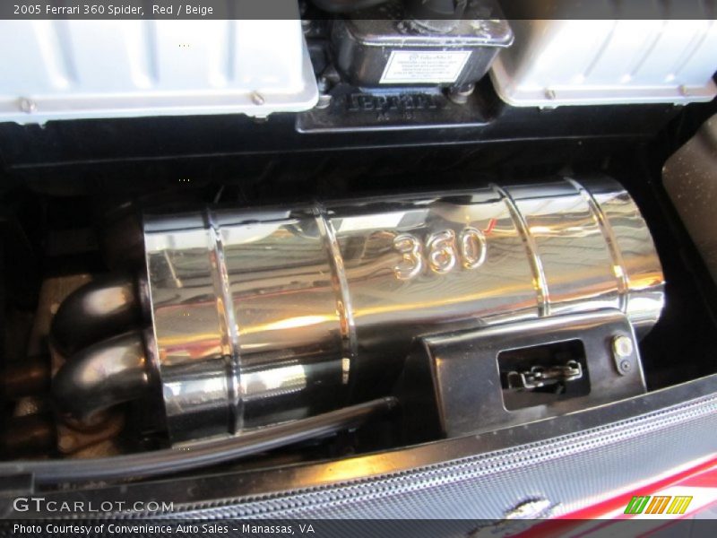 Exhaust of 2005 360 Spider